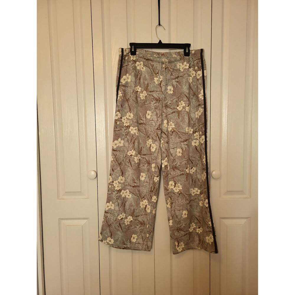 Women's Floral Wide Leg Casual Pants